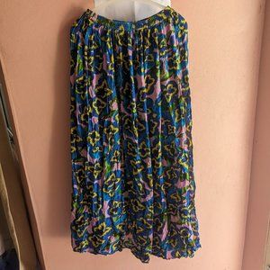 Asos Paisley Print Maxi Beach Skirt, US 4, UK8